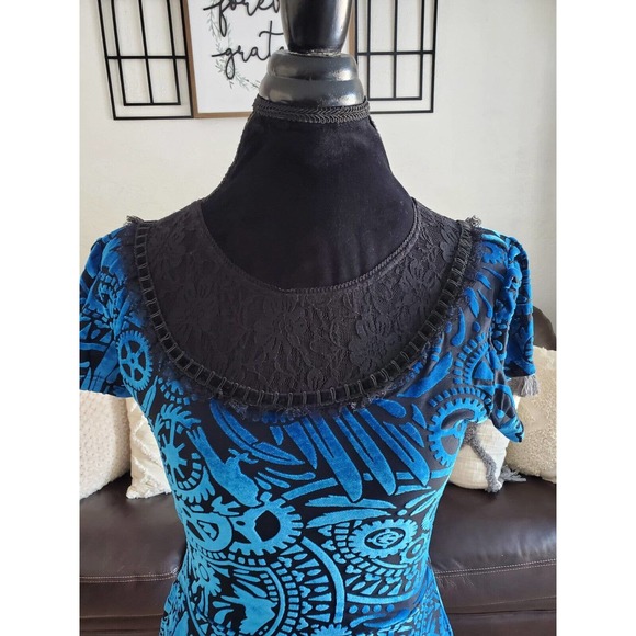 Hot Topic Miss Peregrine's Home For Peculiar Children Burnout Velvet Dress Sz M - Picture 8 of 11